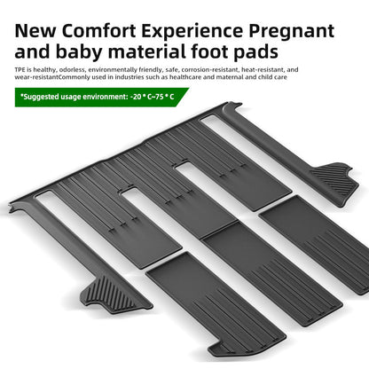 TPE Car Floor Mats & Trunk Mats For Toyota Alphard 40 Series 2023+