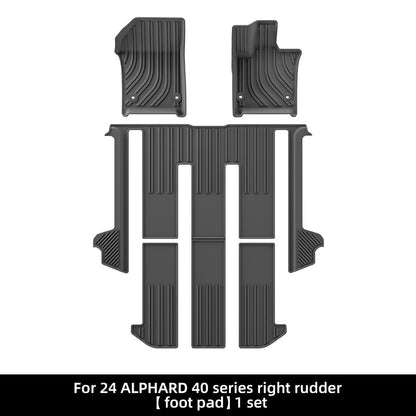 TPE Car Floor Mats & Trunk Mats For Toyota Alphard 40 Series 2023+