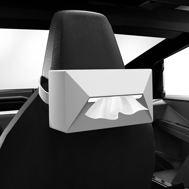 Universal Car Tissue Box Cybertruck hanging Storage Tissue Bag
