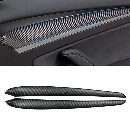 Tesla Model 3/Y Front Door Panel Trim Caps 2Pcs