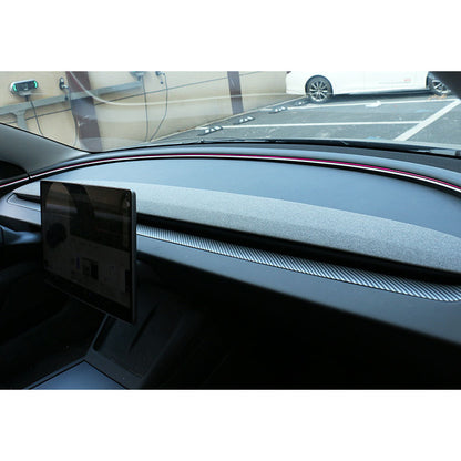 Model 3 Highland/ Model Y Juniper Instrument Panel Trim Strip Dash Cover 2Pcs