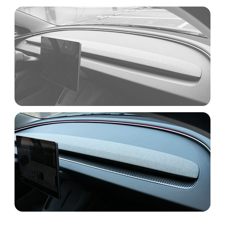 Model 3 Highland/ Model Y Juniper Instrument Panel Trim Strip Dash Cover 2Pcs