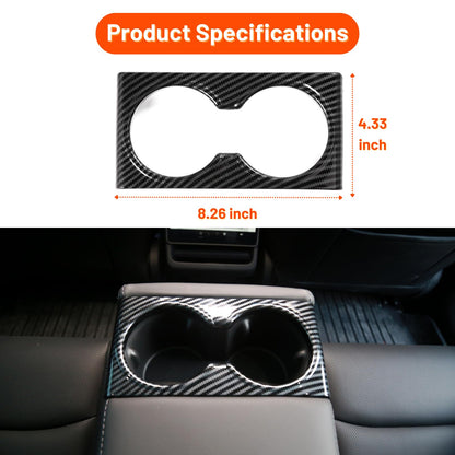 Tesla Model 3 Highland Rear Row Cup Holder Protection Cover Trim