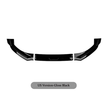 For Ford Mustang Mach-E Front Splitter Lip Spoiler 3-Piece