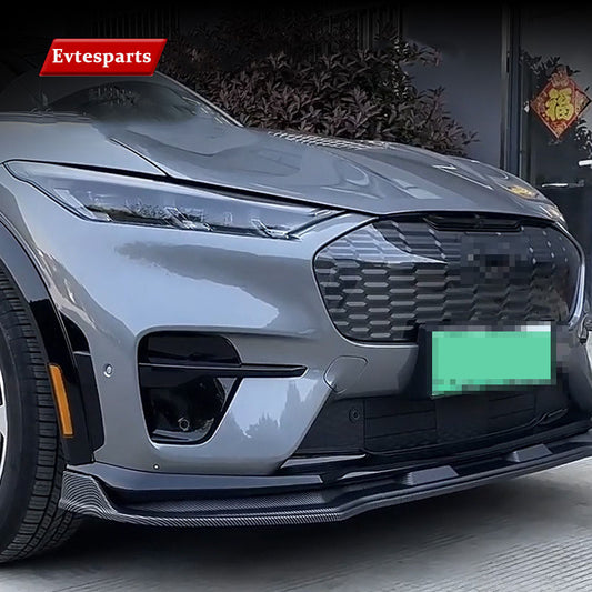 For Ford Mustang Mach-E Front Splitter Lip Spoiler 3-Piece