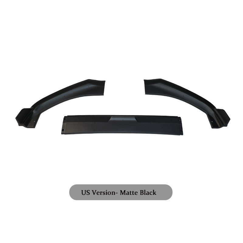 For Ford Mustang Mach-E Front Splitter Lip Spoiler 3-Piece
