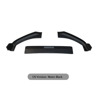 For Ford Mustang Mach-E Front Splitter Lip Spoiler 3-Piece