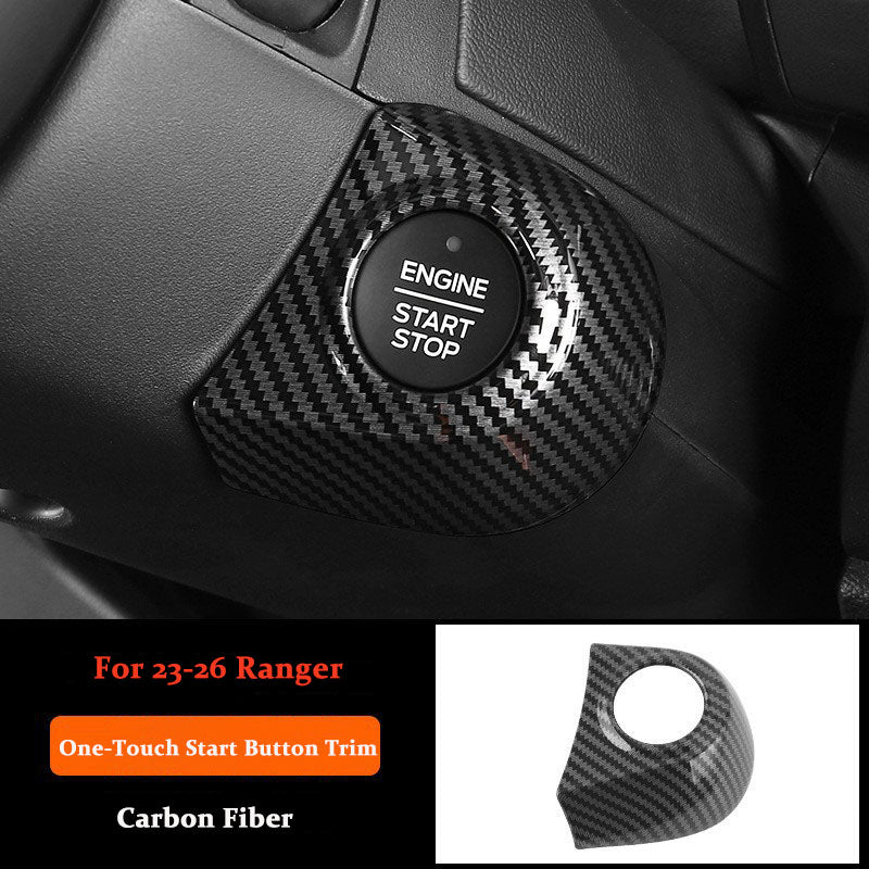 For 2023-2026 Ford Ranger Carbon Fiber Armrest Box Cover