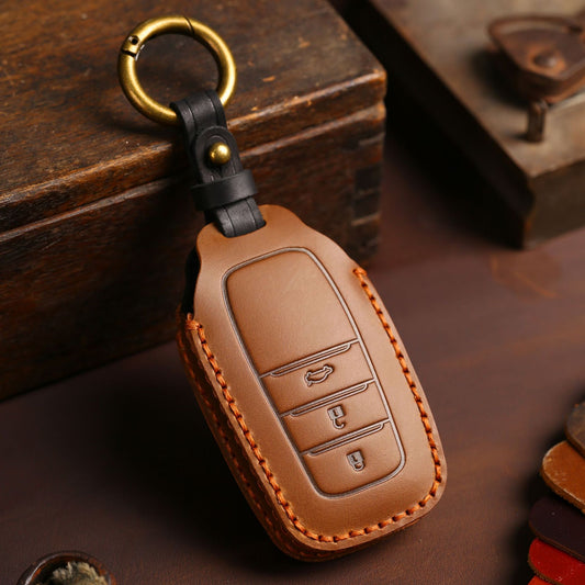 For Toyota CHR Leather Key Fob Cover