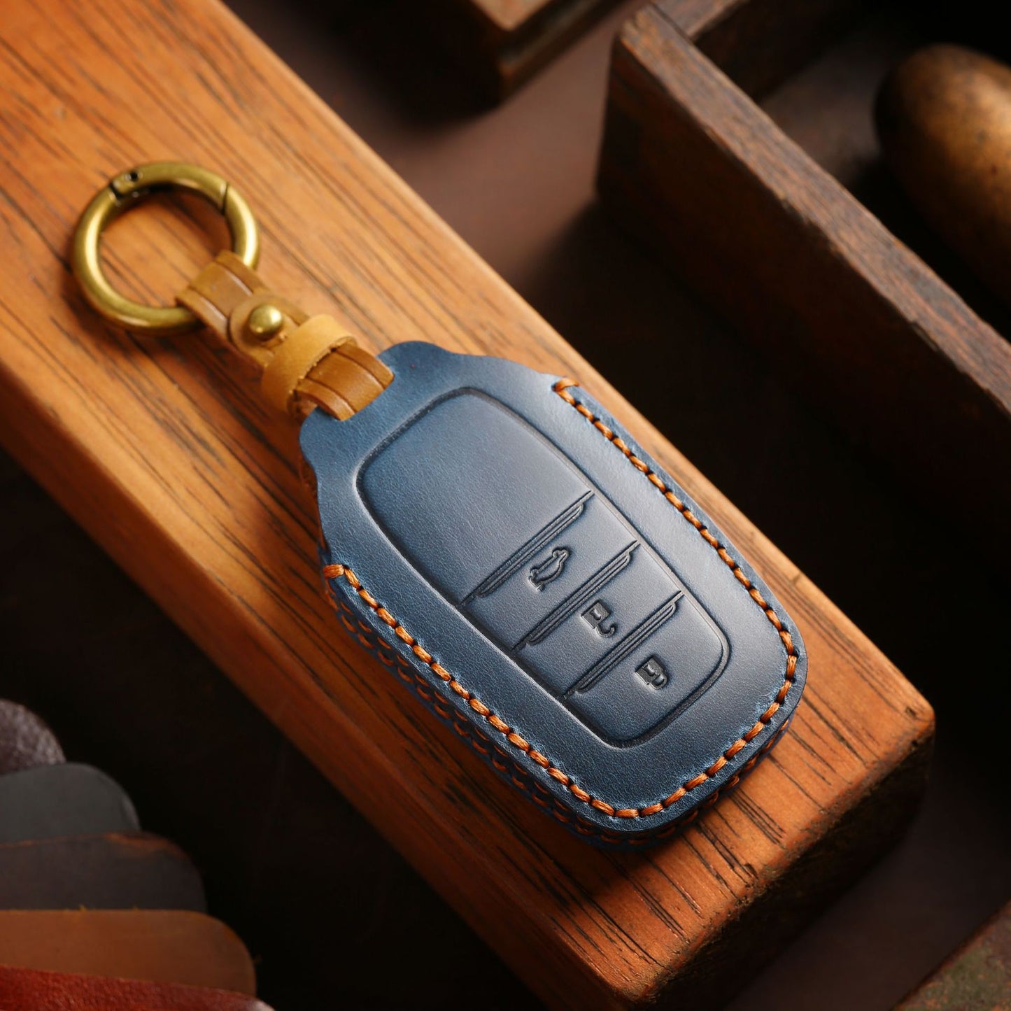 For Toyota CHR Leather Key Fob Cover
