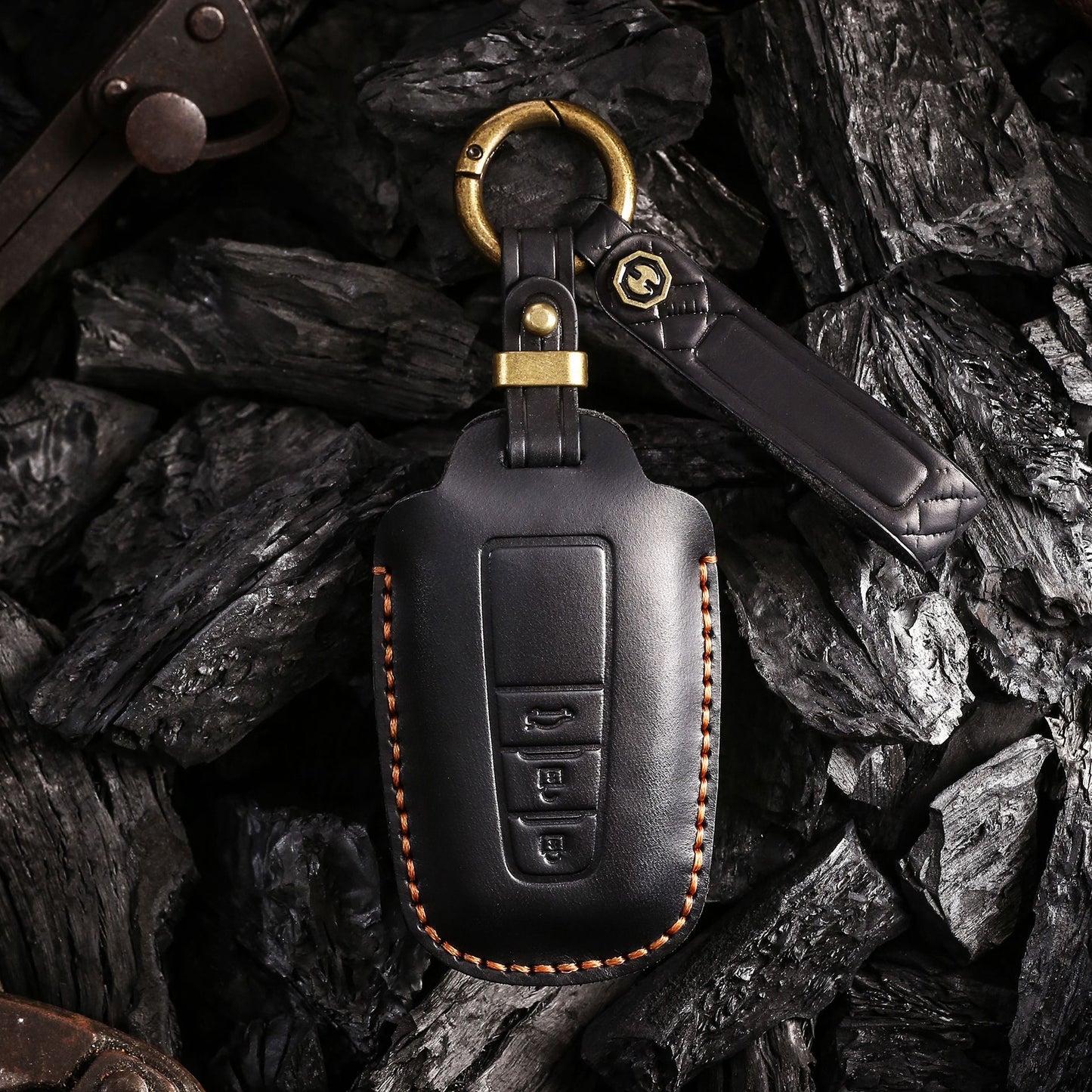 For Toyota Rav4 Leather Key Fob Cover
