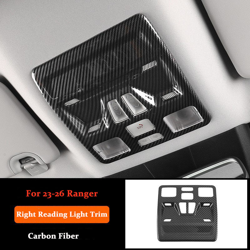 For 2023-2026 Ford Ranger Carbon Fiber Armrest Box Cover