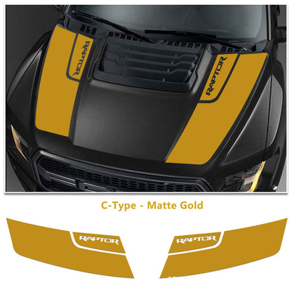 For Ford F-150 Raptor Hood Car Decals Decorative