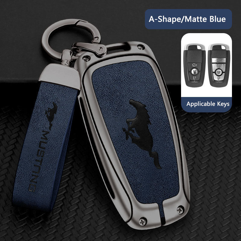 For Ford Shelby Cobra GT/ Mustang Mach E Metal Key Fob Case Cover
