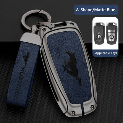 For Ford Shelby Cobra GT/ Mustang Mach E Metal Key Fob Case Cover