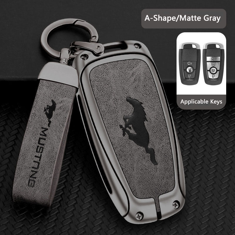 For Ford Shelby Cobra GT/ Mustang Mach E Metal Key Fob Case Cover