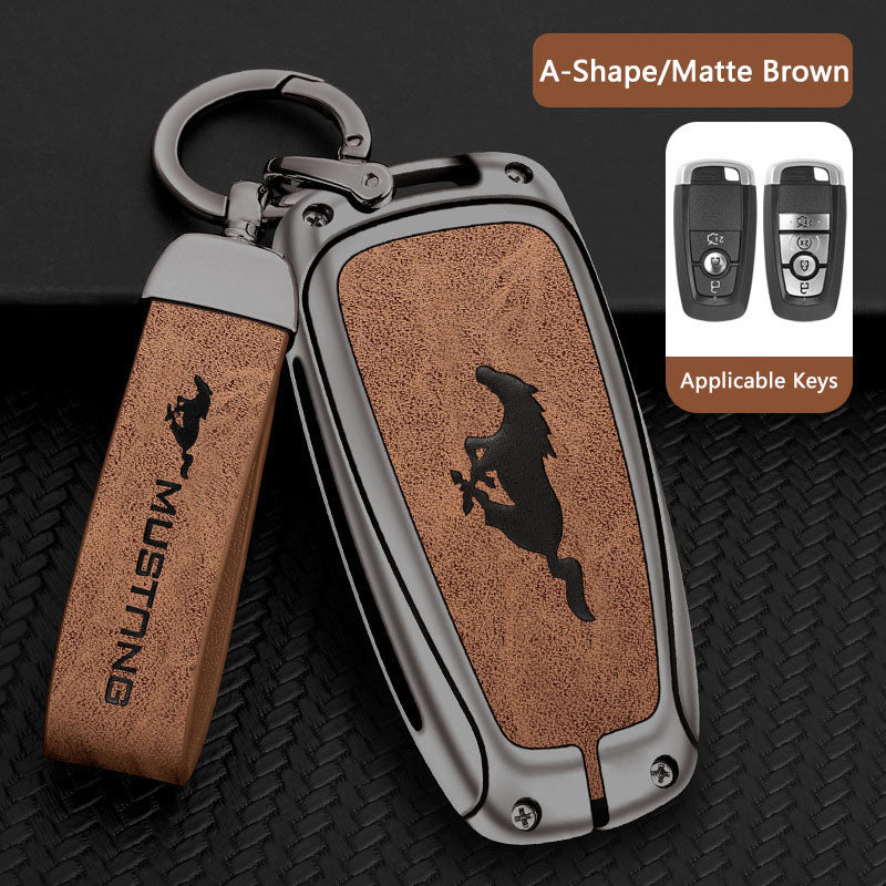 For Ford Shelby Cobra GT/ Mustang Mach E Metal Key Fob Case Cover