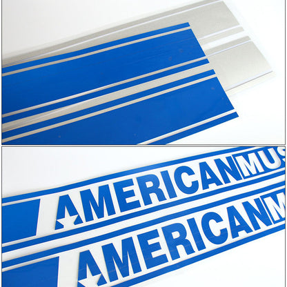 For Ford Mustang Racing Stripes Hood Decals & Body Sport Stripe Kit