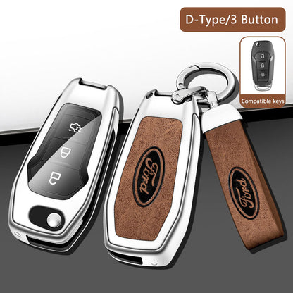 For Ford Ranger Key Case Fob Cover 3 Button/4 Button