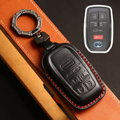 For Toyota 4Runner Sienna Leather Key Fob Cover