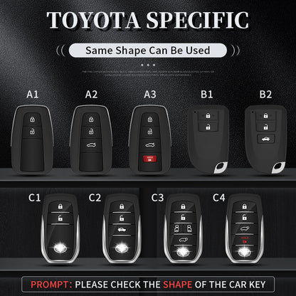 For Toyota Camry Key Case Fob Cover (3 Button/4 Button)