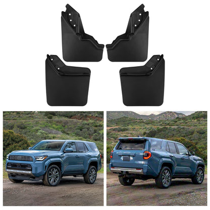 Front and Rear Mud Flaps Mudguards For Toyota 4Runner 2025-2026