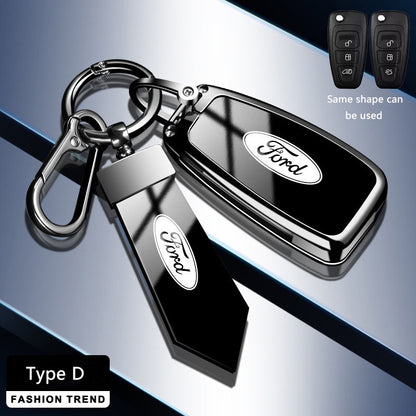 Luxury Key Cover Key Chain For Ford Mustang / Explorer / Mondeo / Edge
