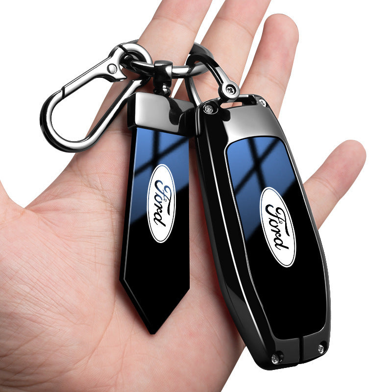 Luxury Key Cover Key Chain For Ford Mustang / Explorer / Mondeo / Edge