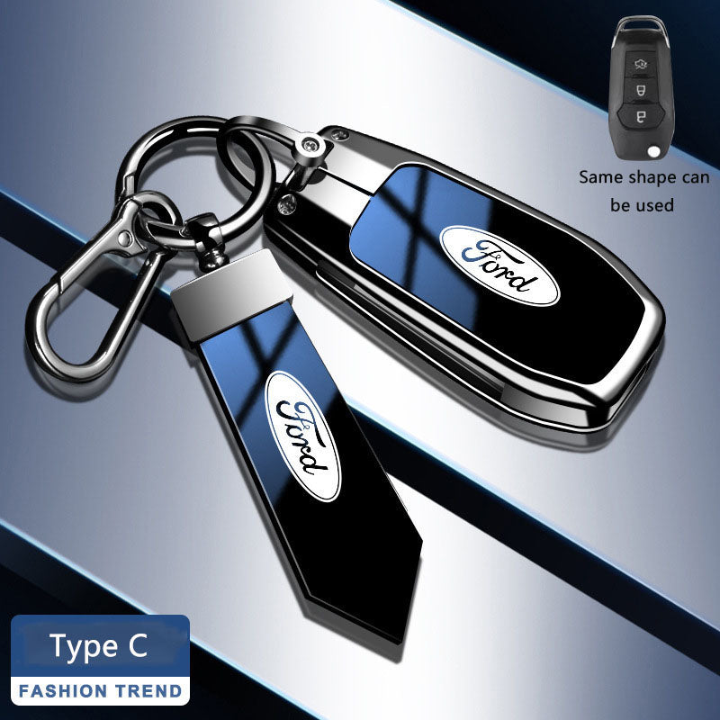 Luxury Key Cover Key Chain For Ford Mustang / Explorer / Mondeo / Edge
