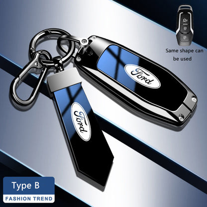 Luxury Key Cover Key Chain For Ford Mustang / Explorer / Mondeo / Edge