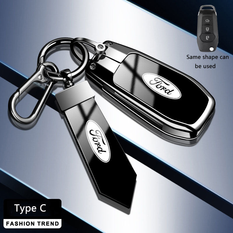 Luxury Key Cover Key Chain For Ford Mustang / Explorer / Mondeo / Edge