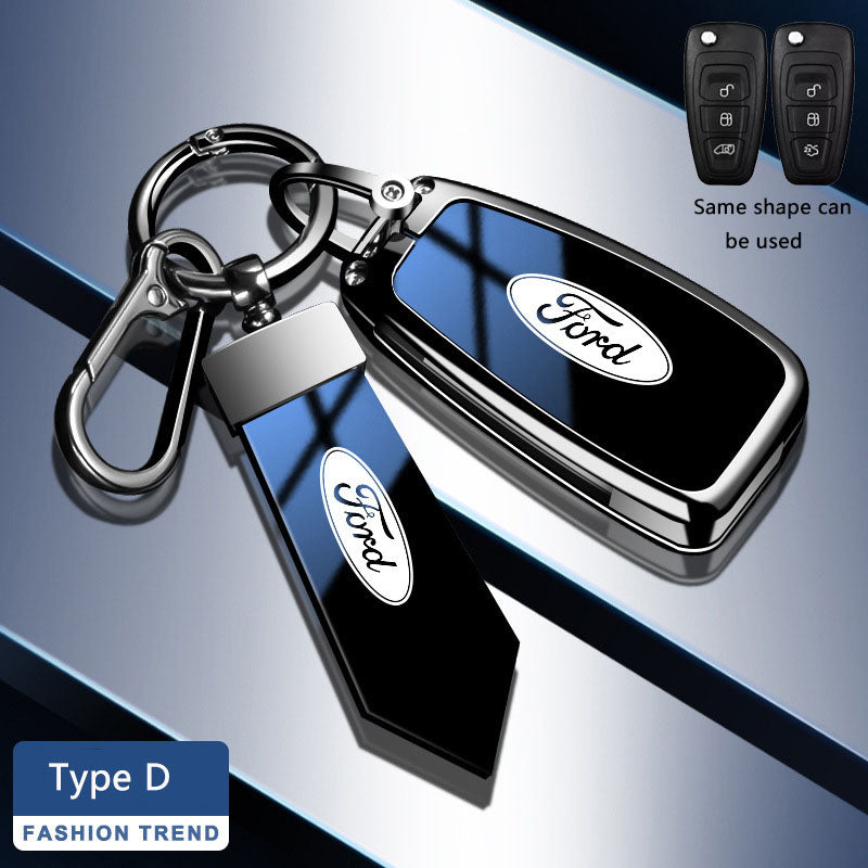 Luxury Key Cover Key Chain For Ford Mustang / Explorer / Mondeo / Edge