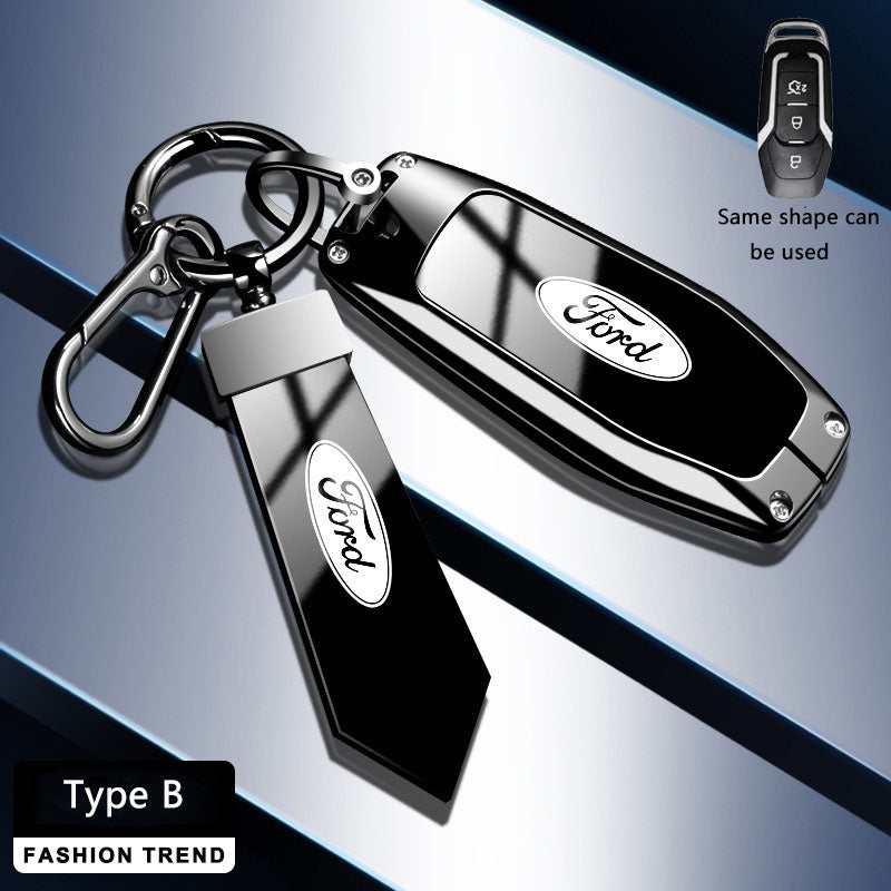 Luxury Key Cover Key Chain For Ford Mustang / Explorer / Mondeo / Edge