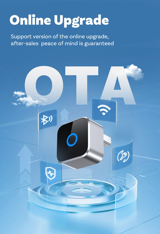 Mini Cube Wireless Carplay/Android Auto Car Adapter