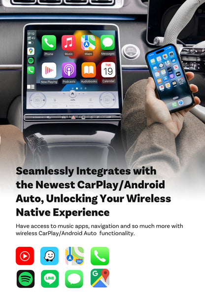 Mini Cube Wireless Carplay/Android Auto Car Adapter