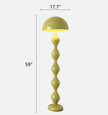 Mushroom 59" Floor Lamp