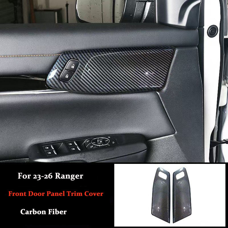 For 2023-2026 Ford Ranger Carbon Fiber Door Handle Cover