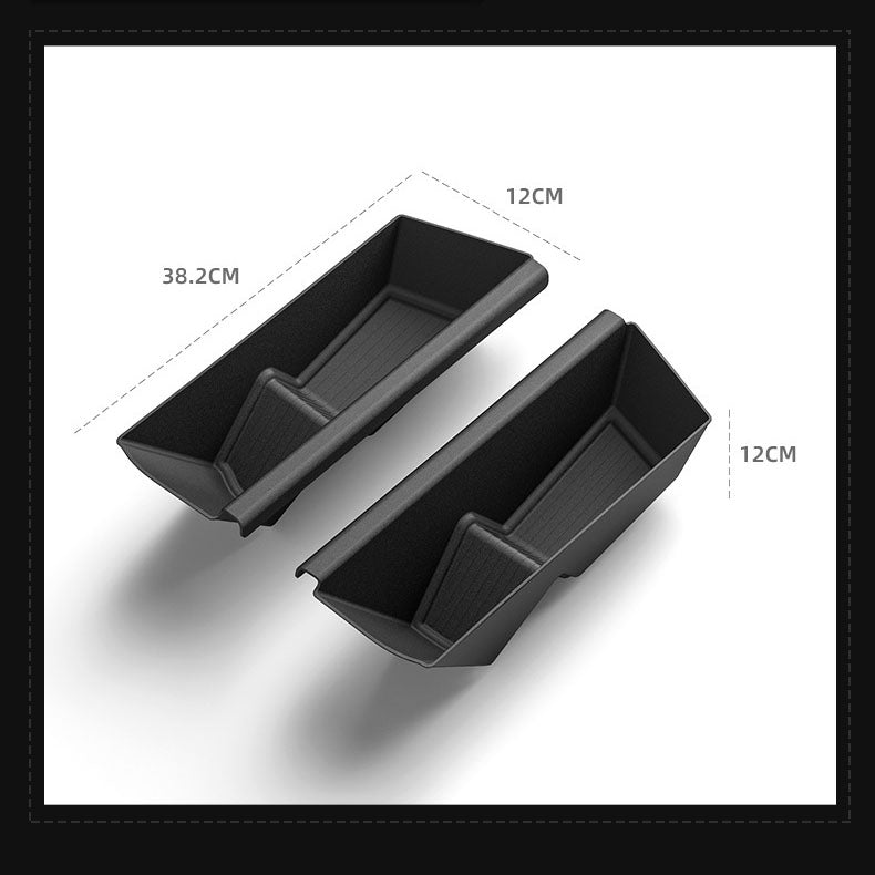 Cybertruck TPE Front Door Slot Storage Box Set Of 2