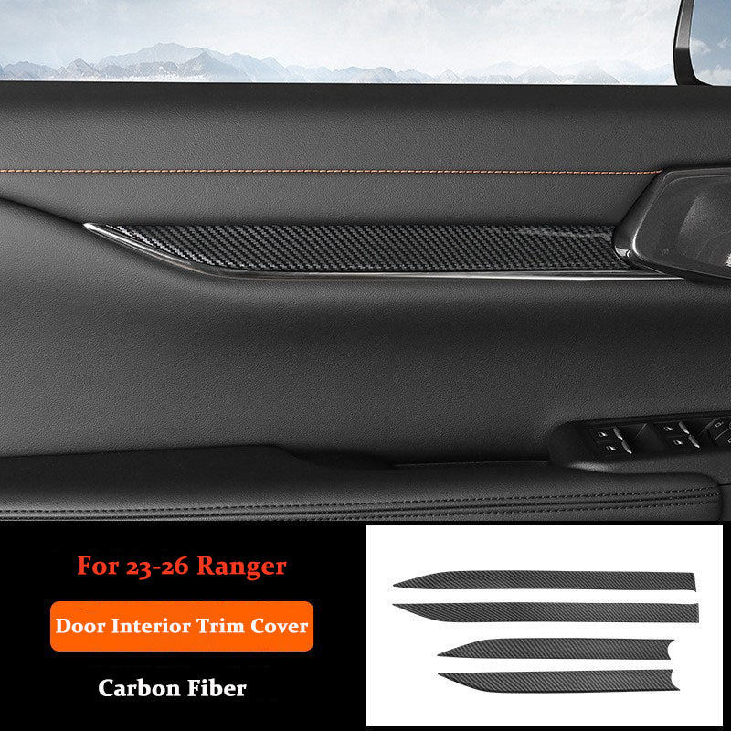For 2023-2026 Ford Ranger Carbon Fiber Door Handle Cover