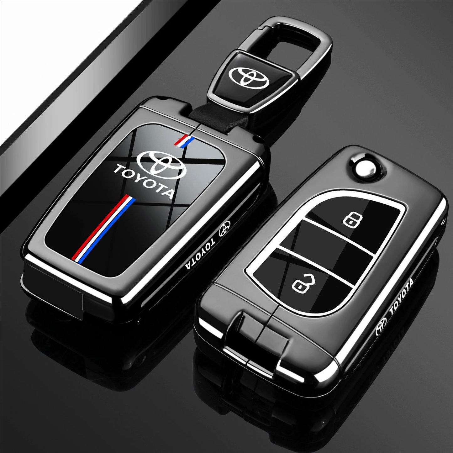 For Toyota RAV4/ Prius/ Highlander Key Fob Case Cover