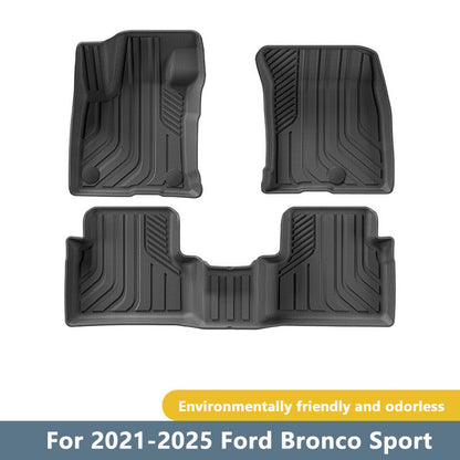 TPE Car Floor Mats And Trunk Liners For Ford Bronco Sport 2021-2025