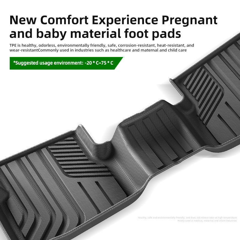 TPE Car Floor Mats Trunk Liners and Seat-Back Mat For Ford Escape