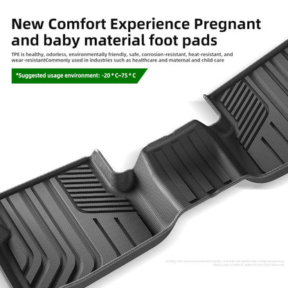 TPE Car Floor Mats Trunk Liners and Seat-Back Mat For Ford Escape