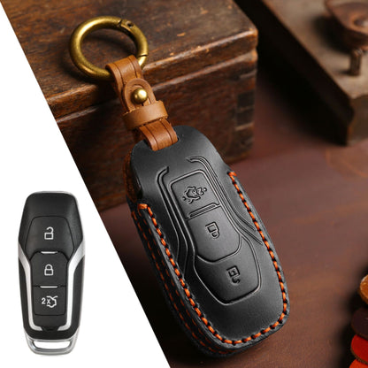 For Ford Mustang Leather Key Fob Cover