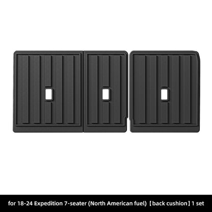 TPE Car Floor Mats and Seat-Back Mat For Ford Expedition 2018-2025 (7-Seater）
