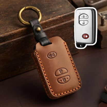 For Toyota Camry Leather Key Fob Cover