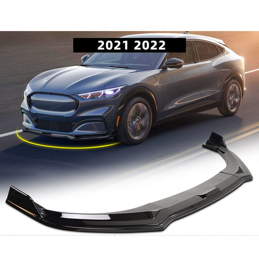 Mach-E Front Splitter Lip Spoiler For Ford Mustang 2021-2022