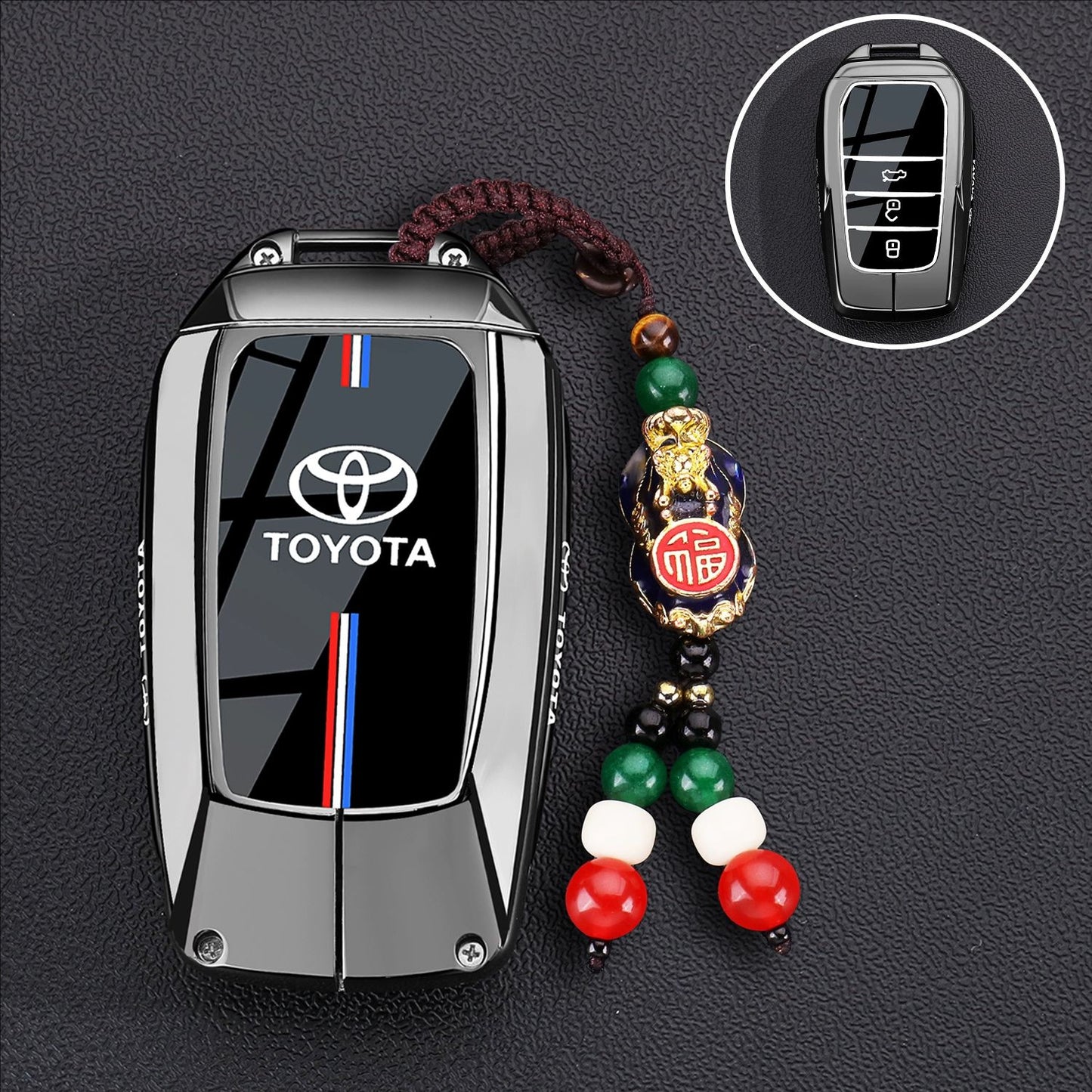 For Toyota RAV4/ Prius/ Highlander Key Fob Case Cover