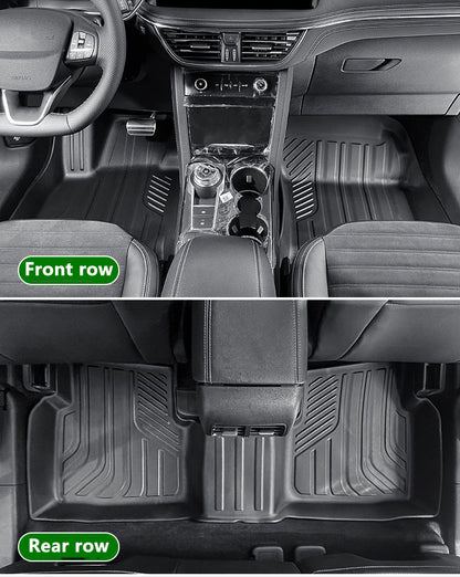 TPE Car Floor Mats Trunk Liners and Seat-Back Mat For Ford Escape