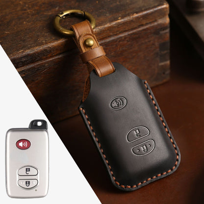 For Toyota Land Cruiser Leather Key Fob Cover